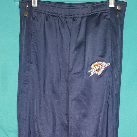 Dark Blue Kids OKC Thunder Snap-side Pants - Picture 1 of 2